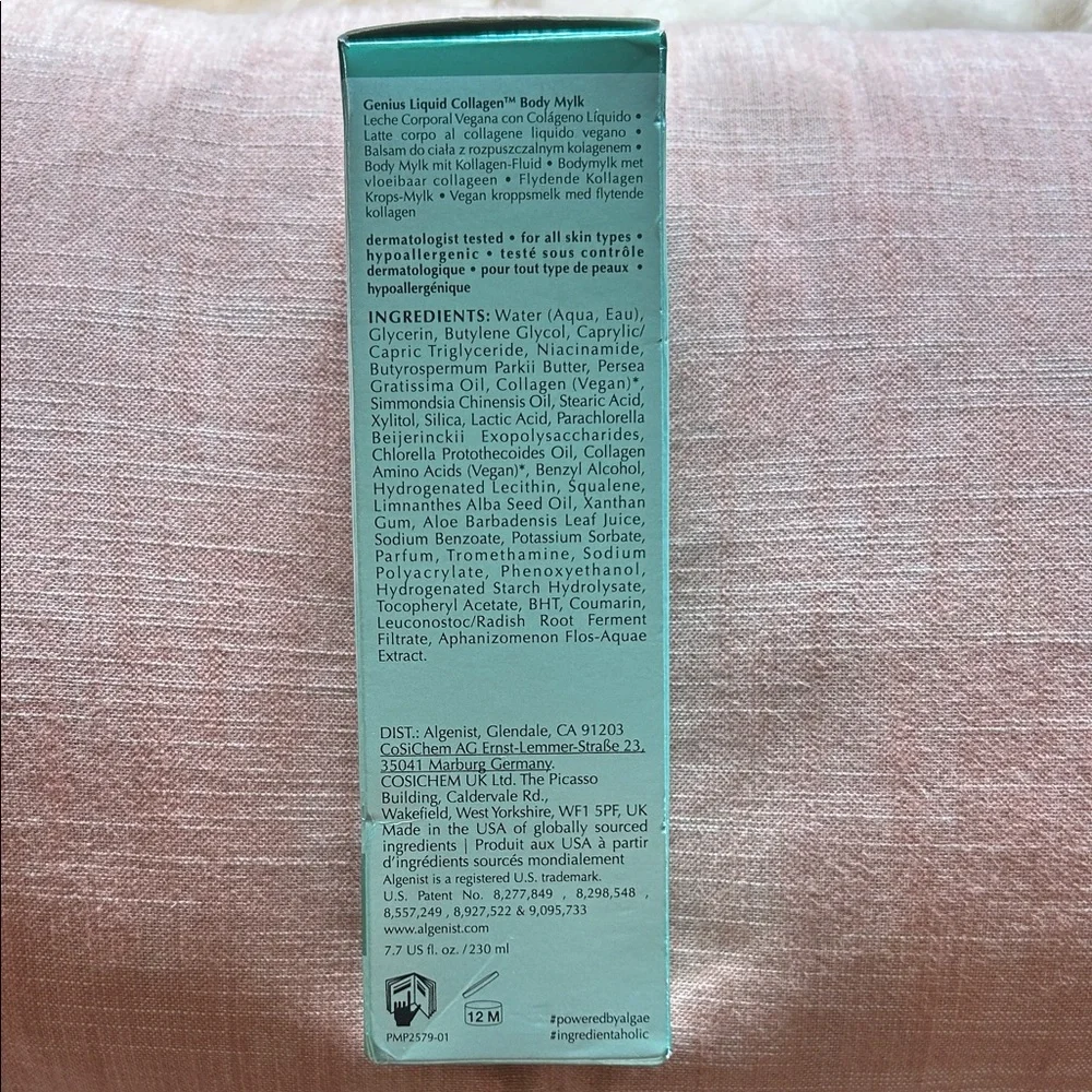 NEW Algenist Genius Liquid Collagen Body Mylk 7.7 oz – Vegan Collagen – Read